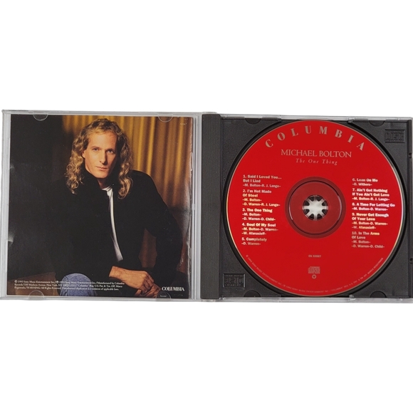 Michael Bolton The One Thing CD Sony Music 1993 - Picture 2 of 3